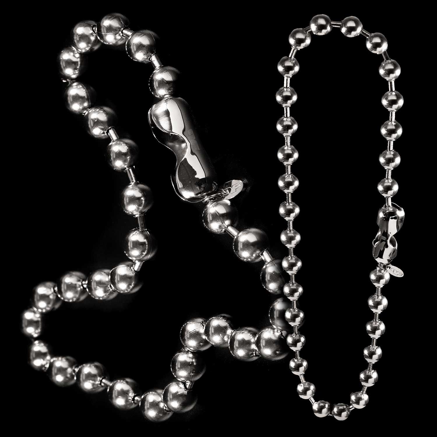 Big Ol' Ball Chain | 10mm Ball Necklace | Y2K Jewelry Silver 18