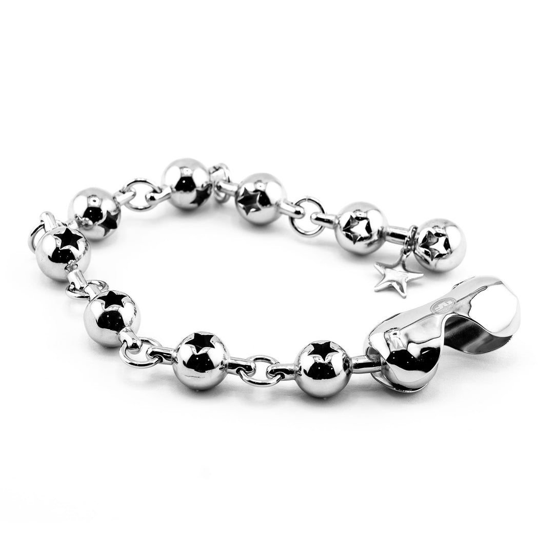 Star Ball Link Bracelet Bracelets Personal Fears Personal Fears Star Ball Link Bracelet | Stainless Steel - 90s y2k Chain