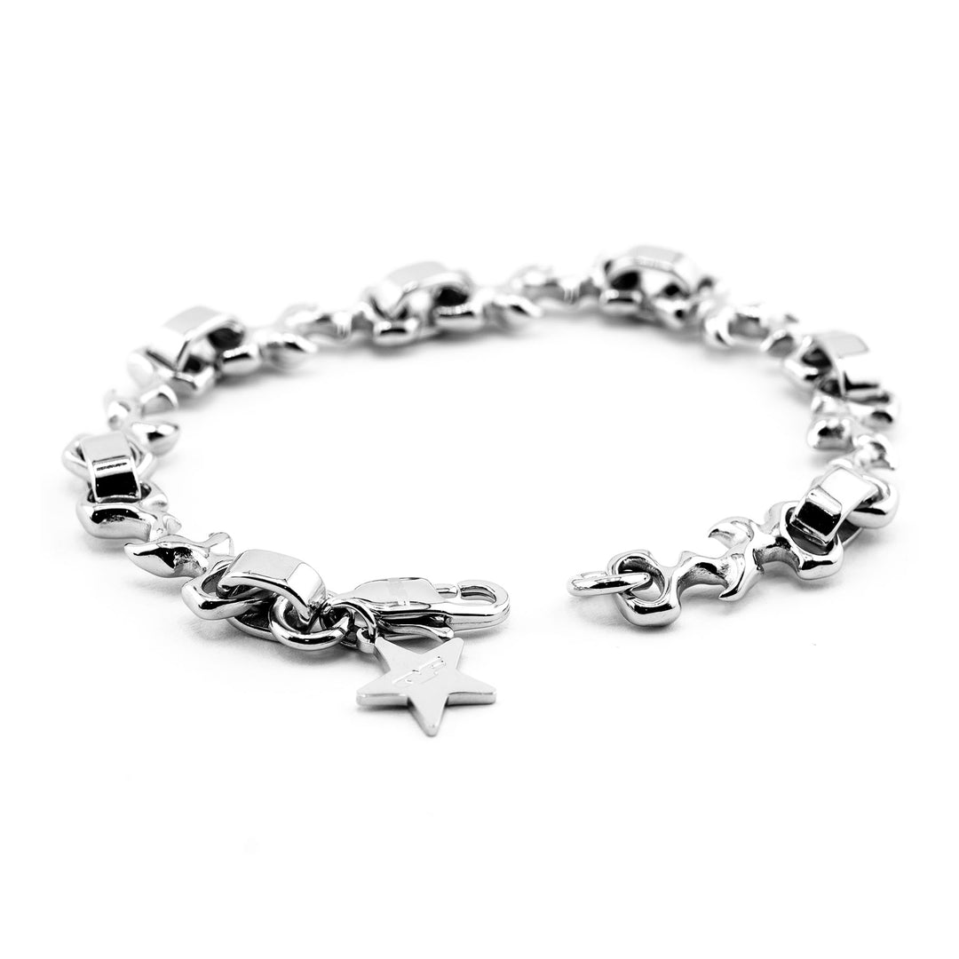 personal fears - sigilism bracelet - tribal links - cyber sigilism tattoo star charm