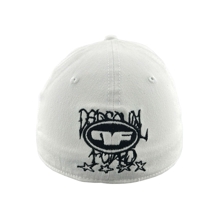 "Brainrot" Flexfit - White Hat Personal Fears Personal Fears "Brainrot" Flexfit - White  - 90s Hat - Y2K Hat