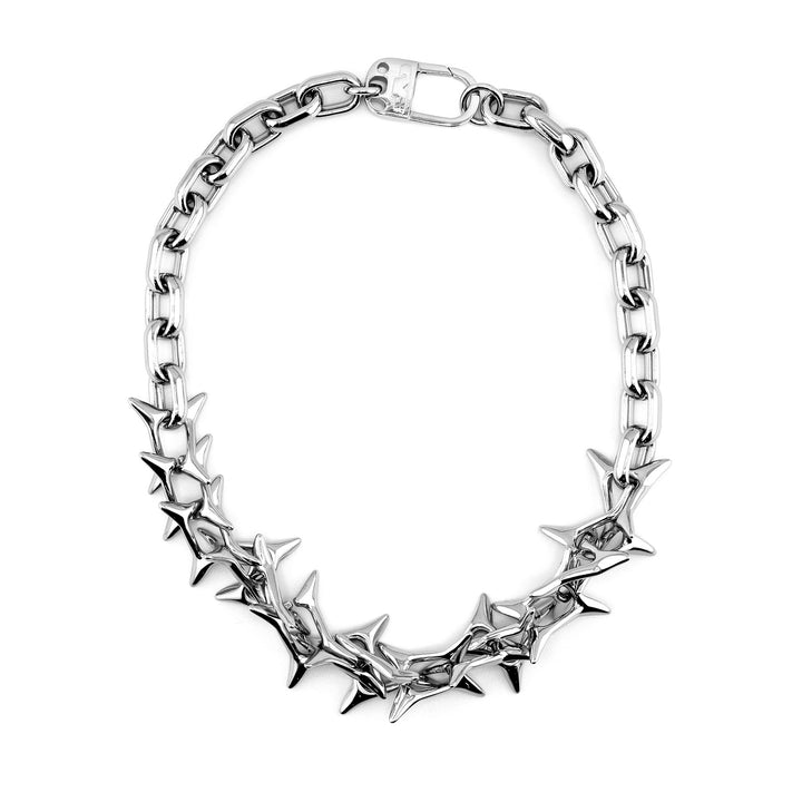 Future Link Chain Necklaces Personal Fears Personal Fears Future Link Chain | Spiked Necklace - Thorns - Stainless Steel