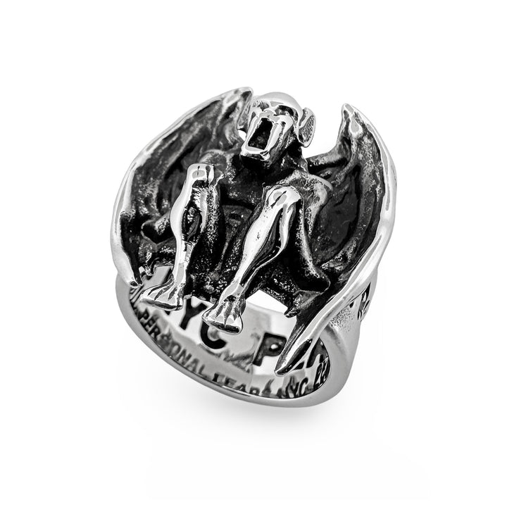 Gargoyle Ring Rings Personal Fears Personal Fears Gargoyle Ring | Stainless Steel Gothic Jewelry