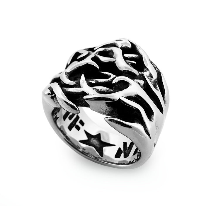 personal fears - thorn patch ring - spike tribal