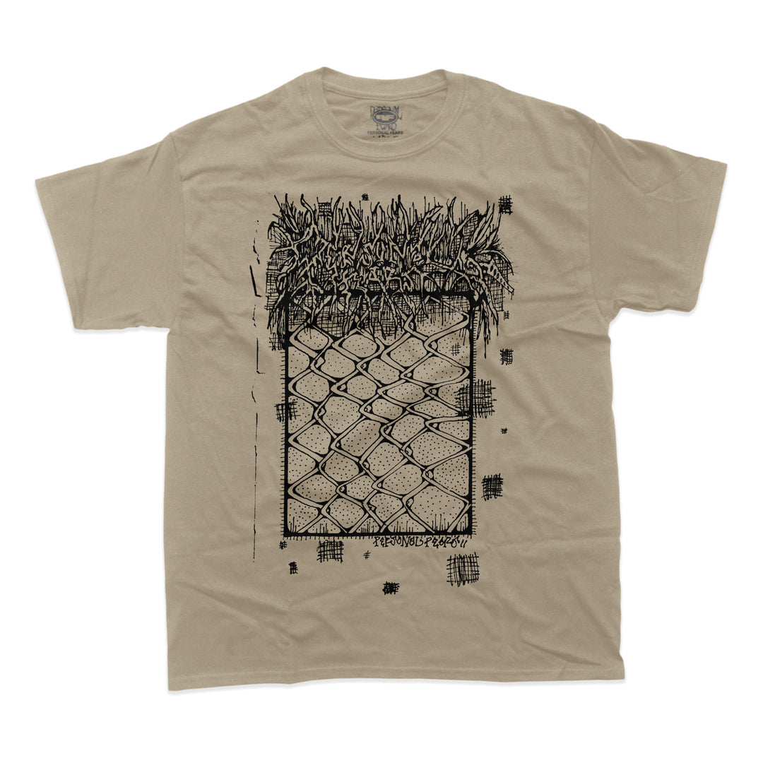Chainlink Tee- Sand shirt Personal Fears Personal Fears Chainlink Tee- Sand