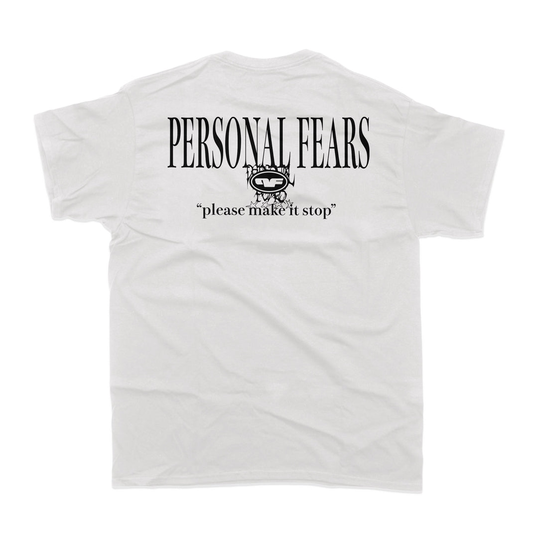 Punch Tee- White shirt Personal Fears Personal Fears Punch Tee- White - Punk Tshirts - Hardcore Shirt