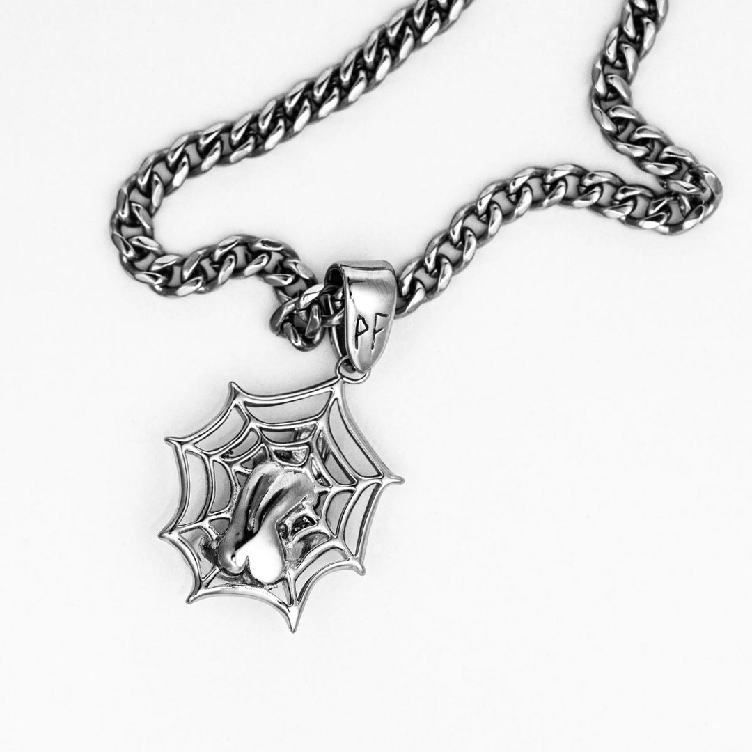 Web Girl Pendant Necklaces Personal Fears Personal Fears Web Girl Pendant