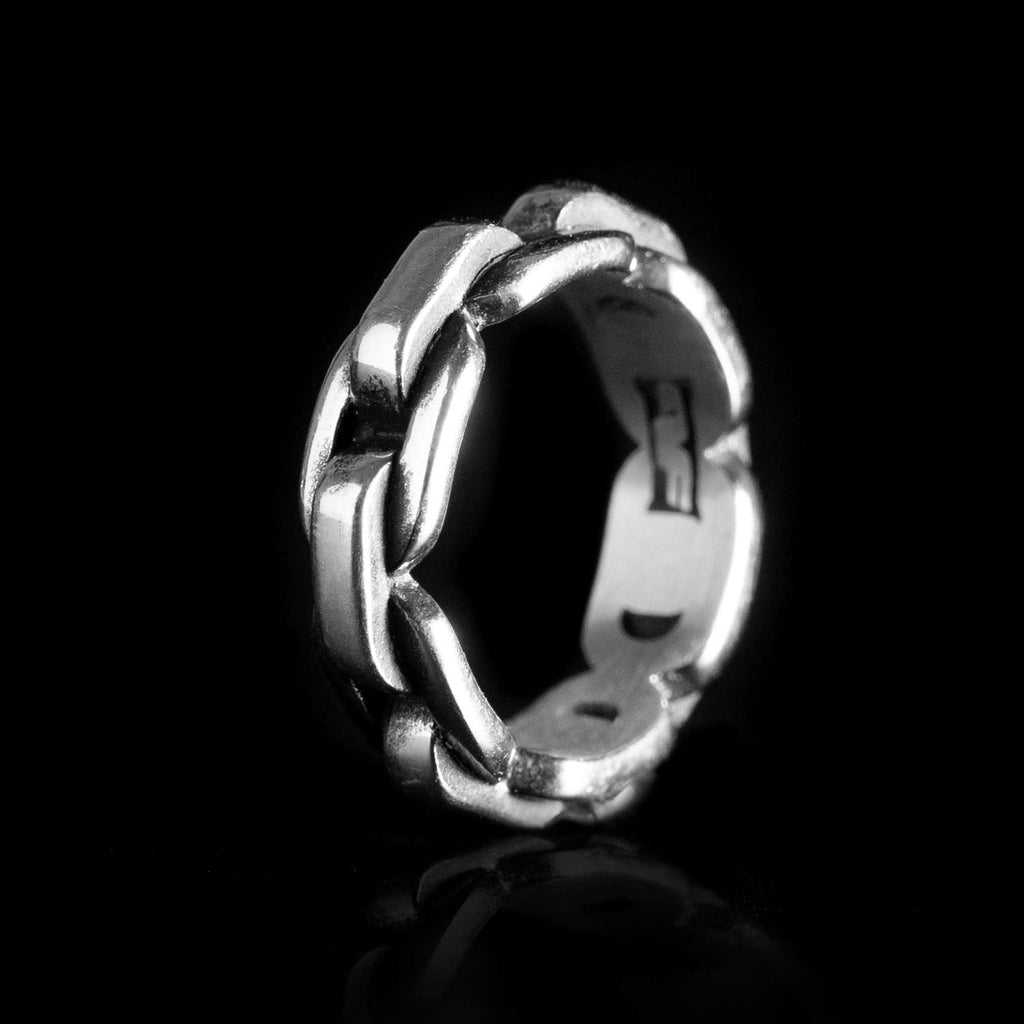 SILVER CHAIN RING – Rimor Jewelry